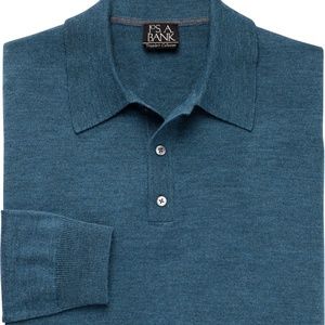 Jos. A. Bank signature  Italian wool polo sz L